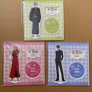 후르츠 바스켓 카페 아크릴 스탠드 시구레 아야메 하토리 마부다치 트리오