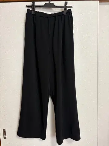 [ 론 헤르만 ] 블랙 와이드 팬츠 허리밴딩