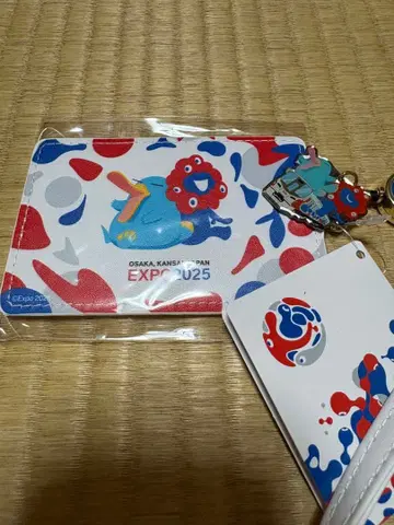 EXPO 2025 미야쿠미야쿠 이코짱 오리지널 인조 가죽 패스 케이스