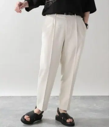 RAGEBLUE 슬랙스 화이트 아이보리