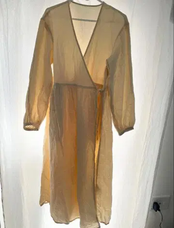 무인양품 후와리시보 거즈 롱 가디건 여성 L 아이보리