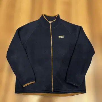 L.L.Bean 네이비 플리스 풀집업 자켓