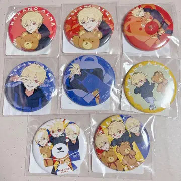 나카노 아루마 비레반 콜라보 캔뱃지 8개 세트