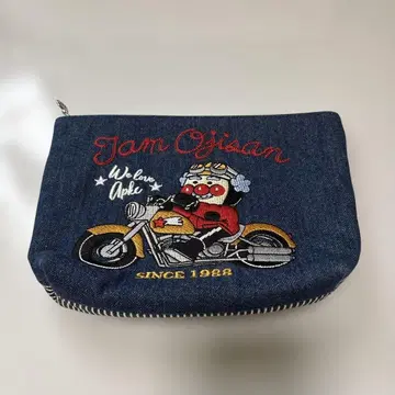 잼 아저씨 바이크 시리즈 파우치 [ 호빵맨 뮤지엄 한정판 ]