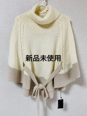 가격 인하 미사용 새상품 판초 케이프 르 주르 LE JOUR 망토 판초