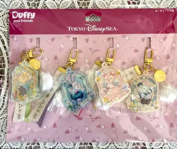 도쿄 디즈니 씨 더피의 위싱 윙스 키체인 4개 세트