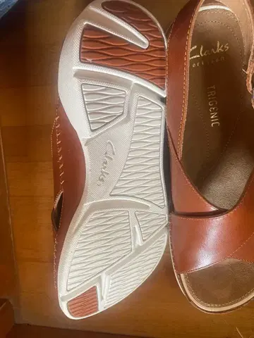 정가 2만 엔 Clarks TRIGENIC 브라운 샌들 가격 협의 가능