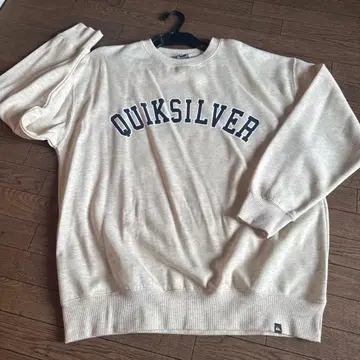 QUIKSILVER 퀵실버 맨투맨 L 사이즈 베이지