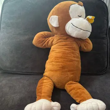 빅 브라운 원숭이 봉제 인형