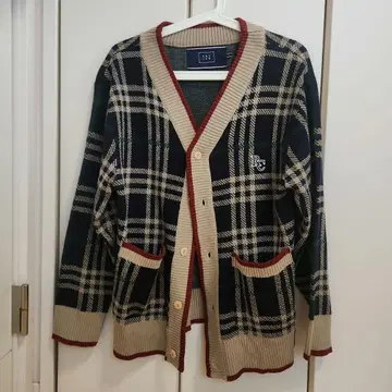 ROMANTIC CROWN 클래식 체크 가디건 S 한국 브랜드