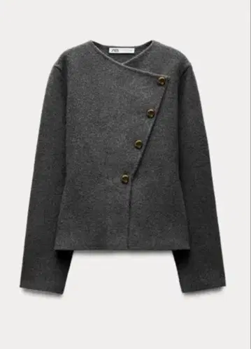 ZARA 가디건 그레이