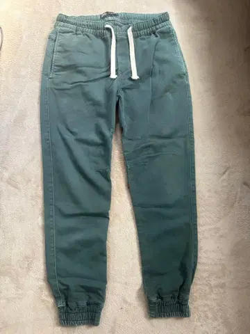 ZARA 그린 조거 팬츠