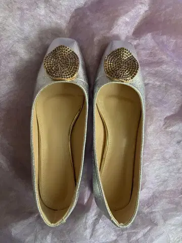 펌프스 실버 비쥬 포함