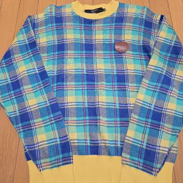 JOYRICH 체크 무늬 니트 스웨터