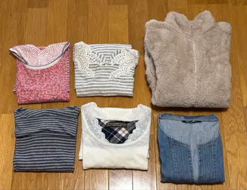 특가 CUBESUGAR 긴팔 4개 카리네 튜닉 유니클로 플리스 M