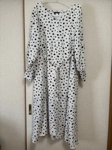 CLETTE 쿠레트 빅 사이즈 달마시안 패턴 원피스 빅 사이즈