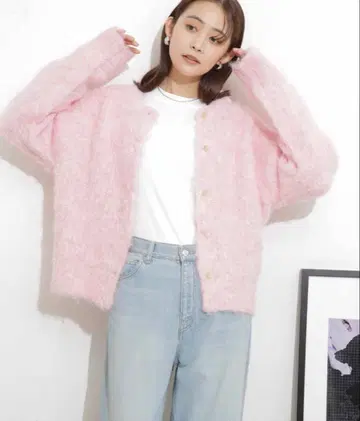 NANO UNIVERSE 핑크 전후 2way 니트