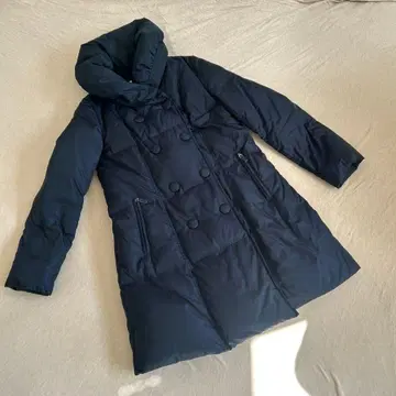 새상품급 M-premier BLACK 다운 코트 38