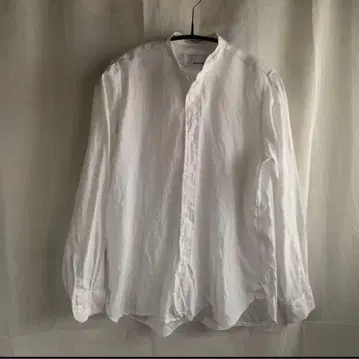 비샵 린넨 긴팔 셔츠 화이트