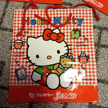 헬로키티 1992년 산리오 후지필름 샤룬데스 종이 봉투 3종 세트