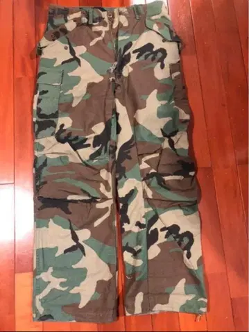 빈티지 빈티지 우드랜드 카모플라주 M-65 카고 팬츠 미군