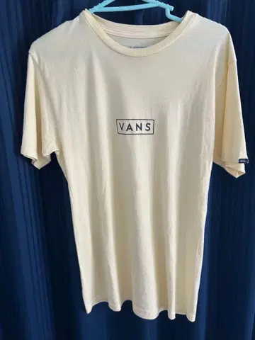 VANS 옅은 옐로우 컬러 T셔츠 S 사이즈
