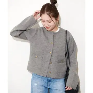 [새상품] journal standard 가디건 그레이 프리 사이즈