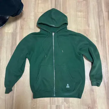THEORIES 다크 그린 후드티 M