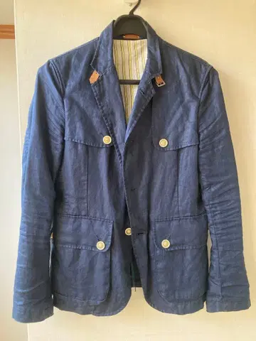 조인트 웍스 린넨 소재 봄/가을 자켓