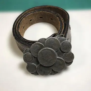 12598 케네디 코인 벨트 가죽 1 USA 빈티지 할리 데이비슨