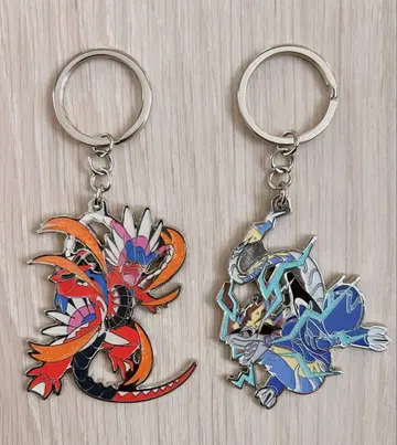 [ 미사용 ] 메탈 키링 코라이돈&미라이돈 2세트 포켓몬