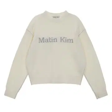 Matin Kim 아이보리 긴팔 스웨터
