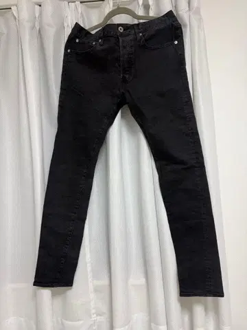 raleigh '격정의 블랙 슬림' 데님