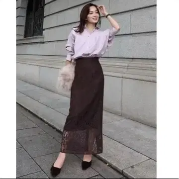 anuans 코드 레이스 하이웨스트 타이트 스커트