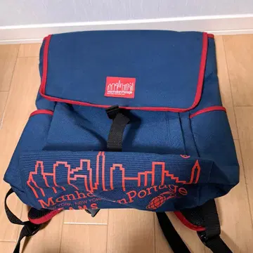Manhattan Portage 백팩 네이비/레드