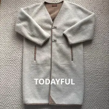 TODAYFUL 보아 노카라 롱 코트 36