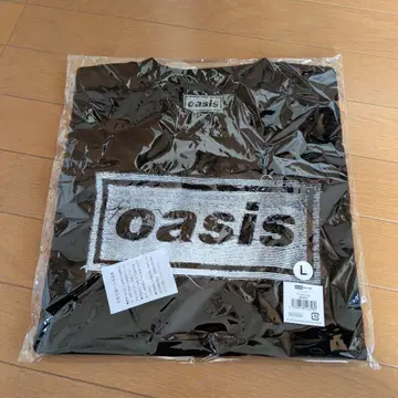 OASIS 오아시스 T셔츠 Thread Logo 새상품 블랙