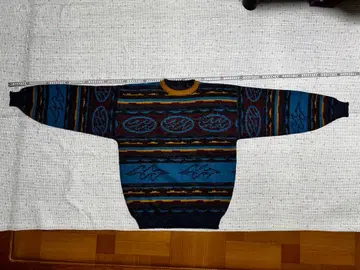 Billabong 기하학 패턴 니트 L 사이즈