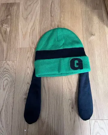 디즈니 리조트 구피 귀도리 모자