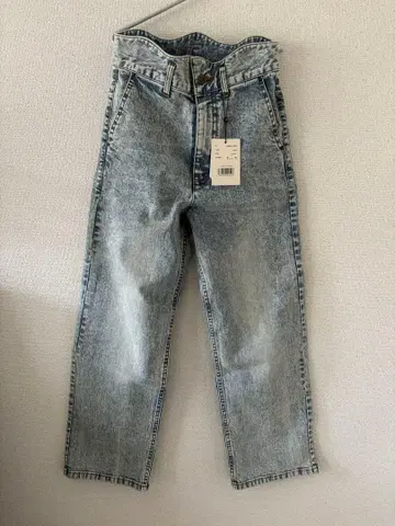 Eaphi 파랑 숏 데님 팬츠