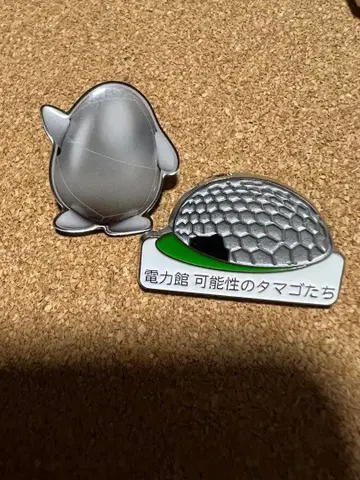 오사카 만박 전력관 핀 배지 2개