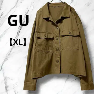 0114 지유 자켓 아우터 경량 카키 미니 XL