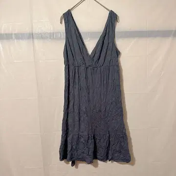 새상품급 now 슬리브리스 원피스 14 다크 블루 그레이