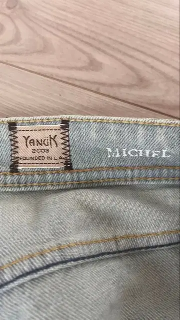 [YANUK] MICHEL 데님 팬츠 라이트 블루 29인치