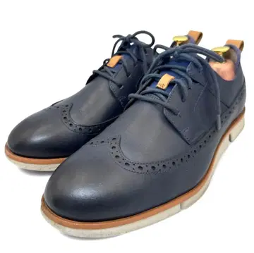 [새상품급] Clarks 클락스 가죽 스니커즈 윙팁 26.0
