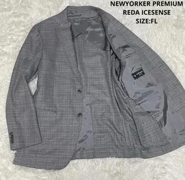 NEWYORKER 이탈리아제 REDA 홉색 멜란지 테일러드 자켓