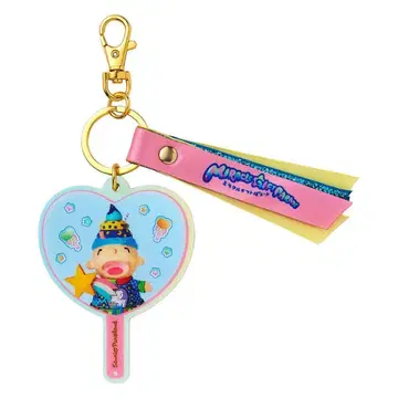 타아보우 부채형 거울 키링 미라기프 퓨로