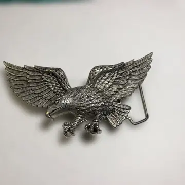 12600 미국 빈티지 독수리 디자인 실버 메탈 버클