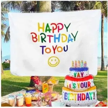 HAPPY BIRTHDAY TO YOU 타월