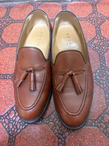 REGAL 브라운 태슬 로퍼